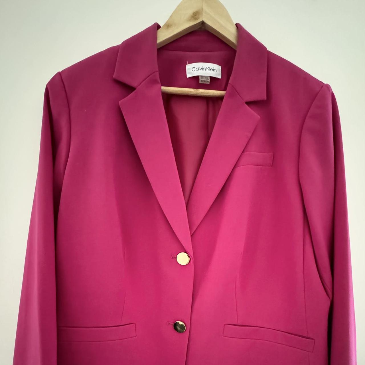 Calvin klein pink sales blazer