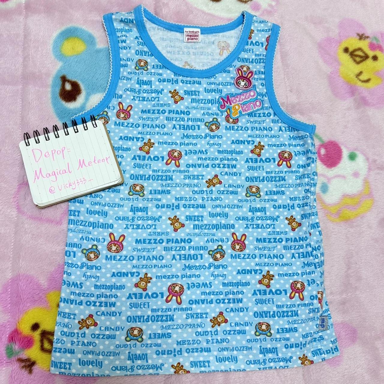 Mezzo piano tank top - vintage Japanese size: | Depop