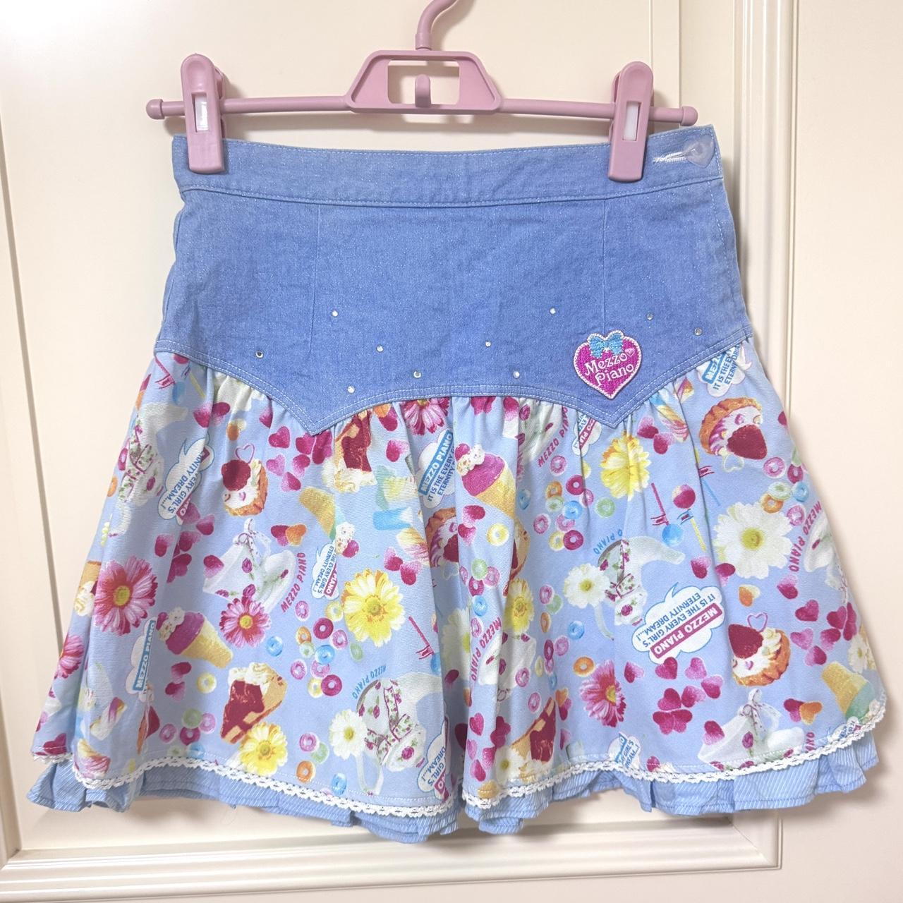 Mezzo piano skirt - vintage Japanese size: | Depop