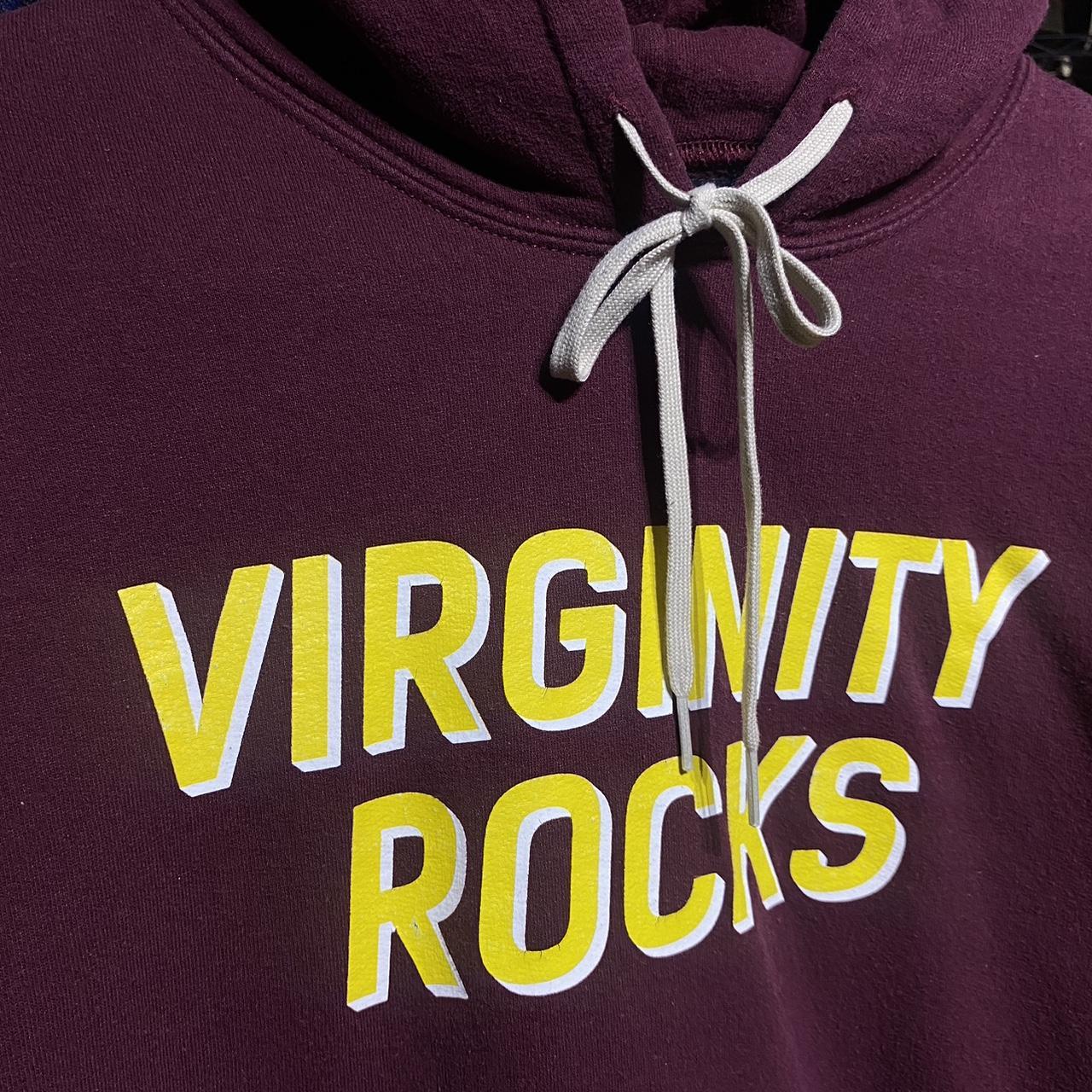 Maroon virginity rocks hoodie online