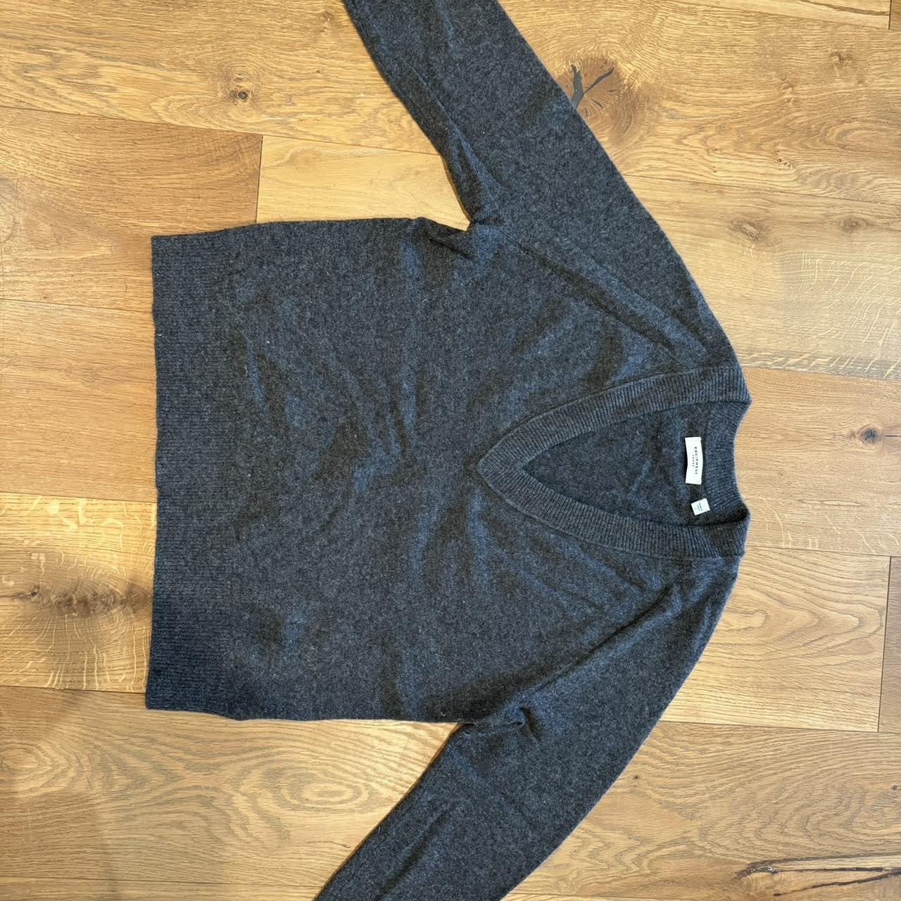 Equipment Gray Black Cashmere store Sweater