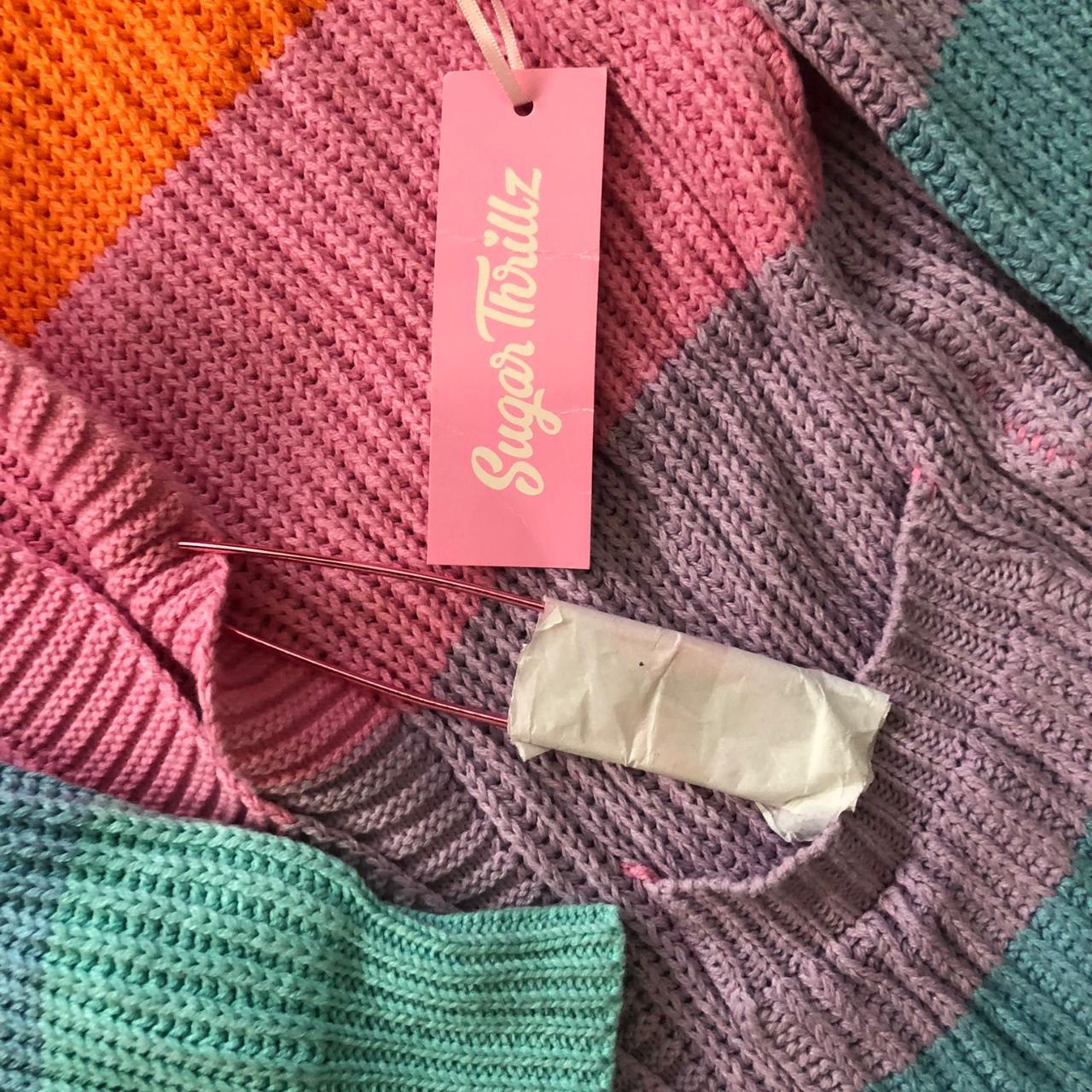 Sugar thrillz candy 2025 rainbow cardigan