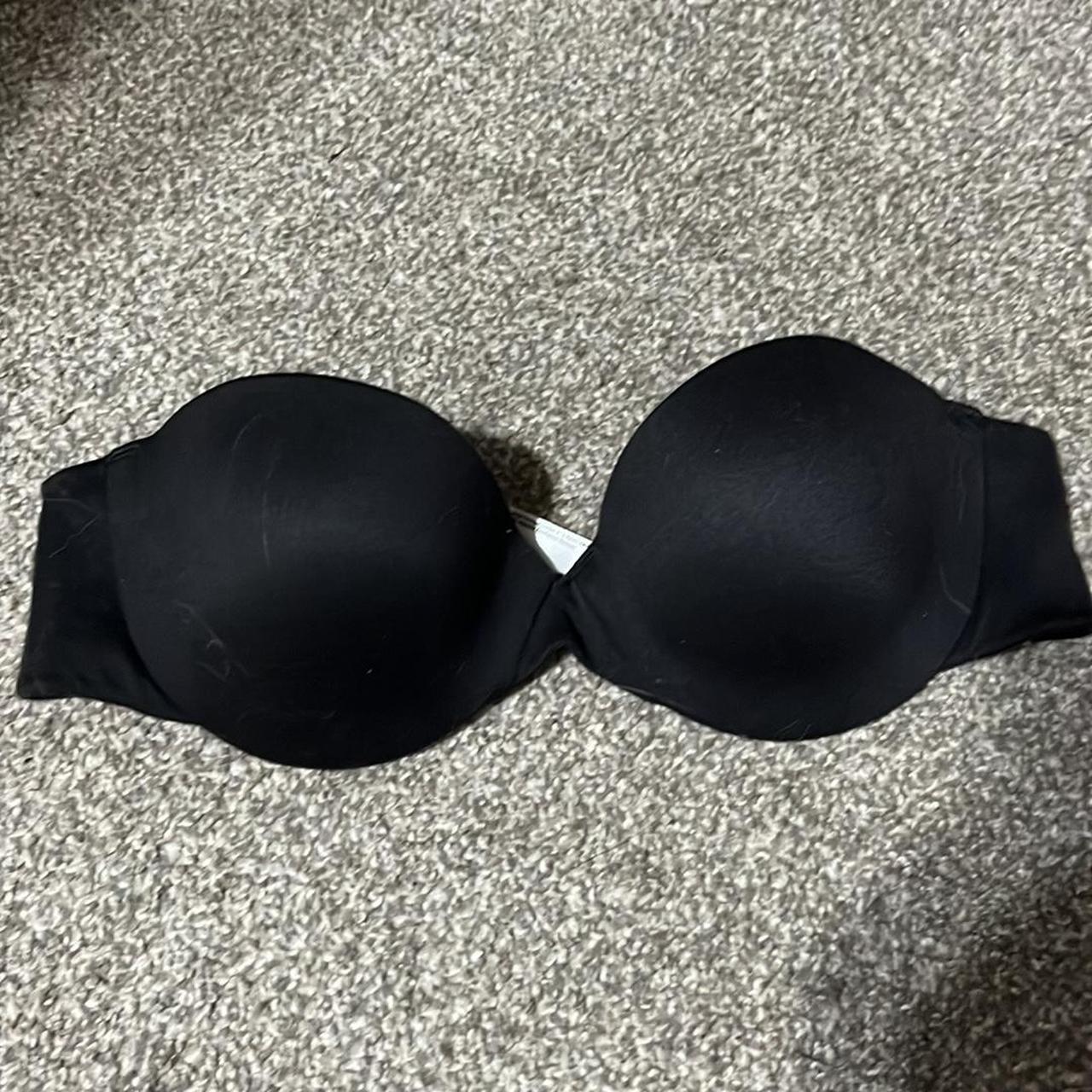 black strapless bra maidenform 34A never - Depop