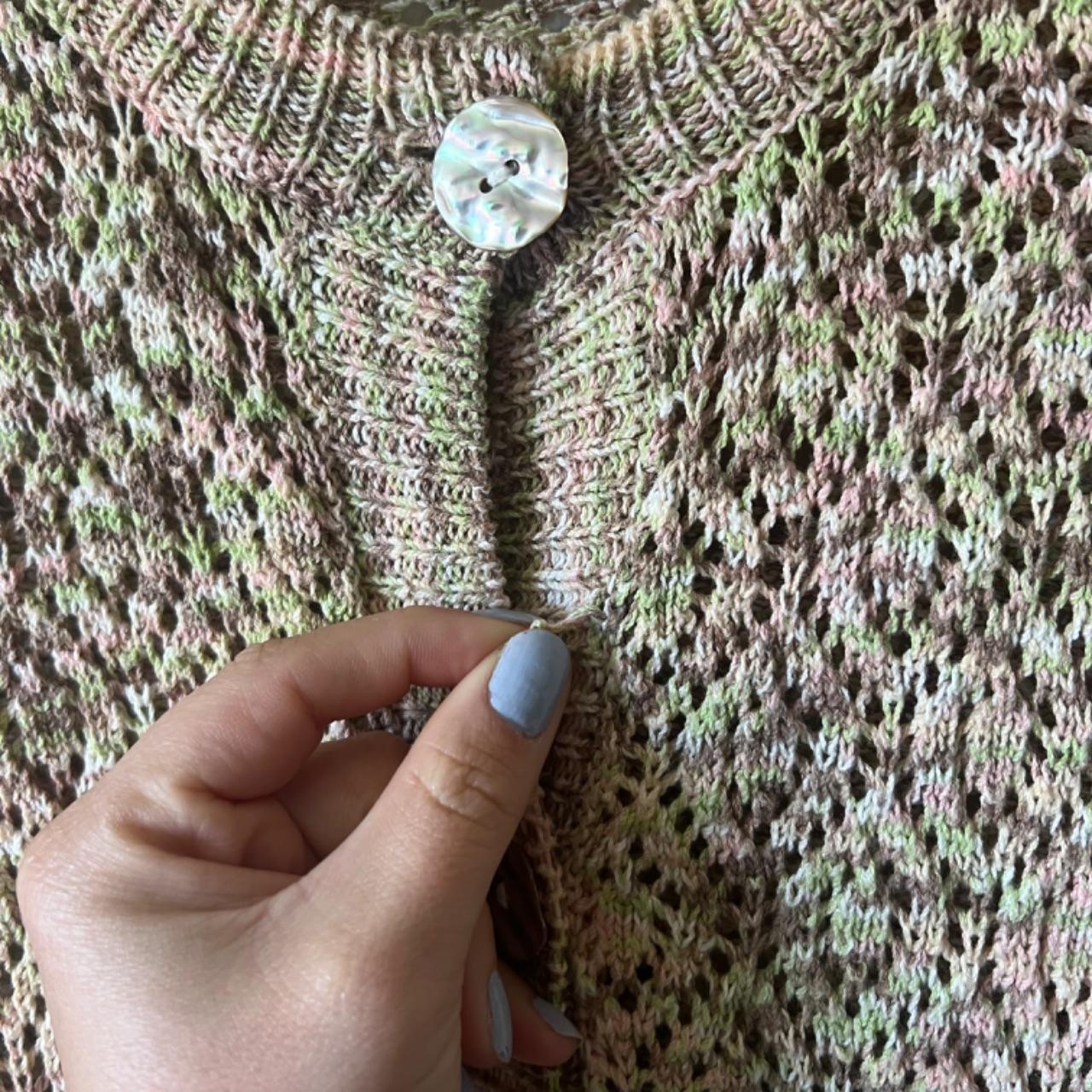 jh collectibles knit cardigan with 3/4 sleeves. Size - Depop