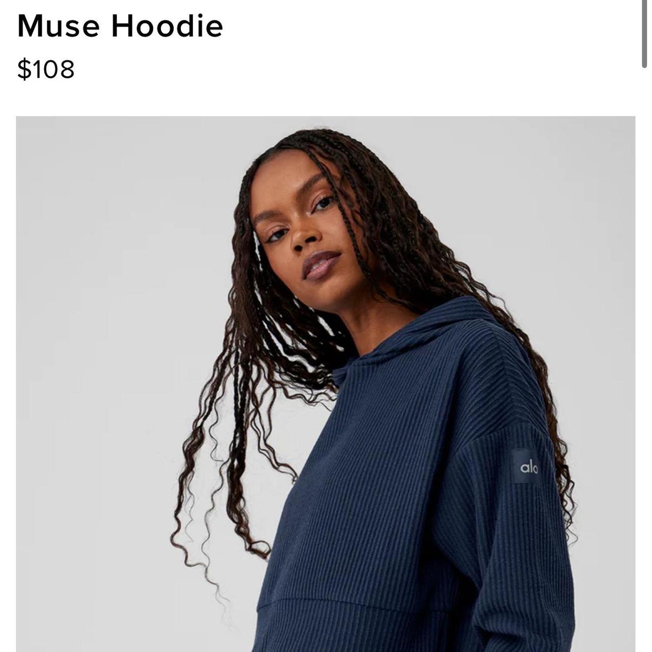 Alo Yoga Navy Blue Muse Only worn Depop