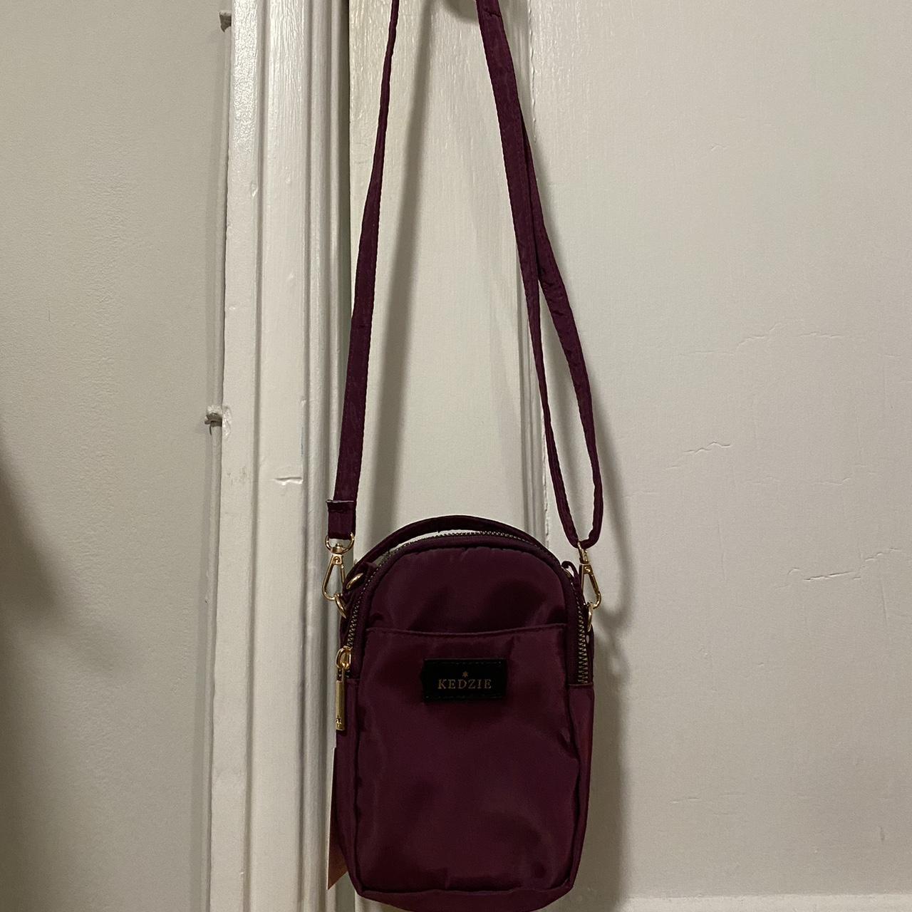 Kedzie CrossBody Bag Purple The size is: - Depop