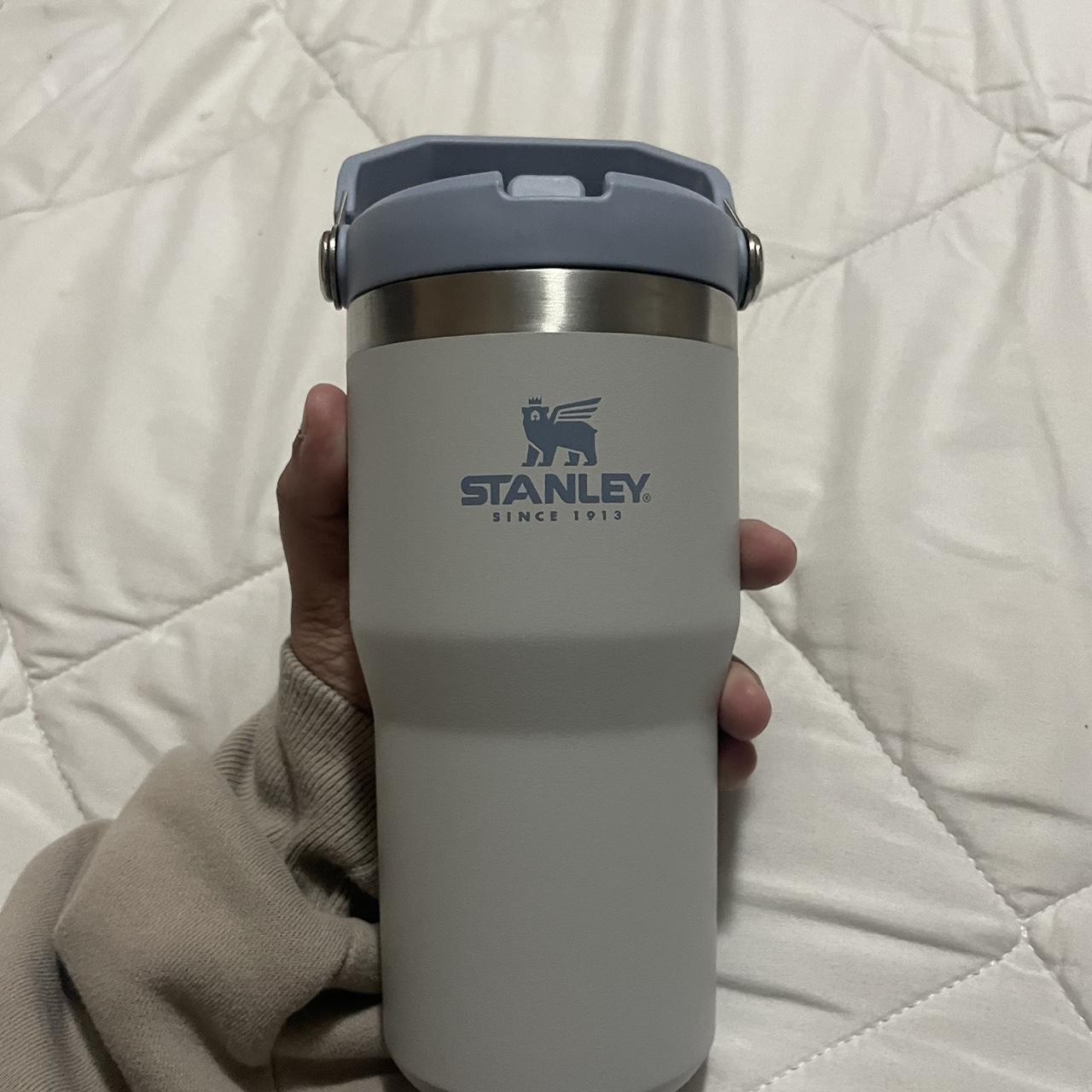 Sellin' a cool 20oz blue Stanley tumbler, keeps - Depop