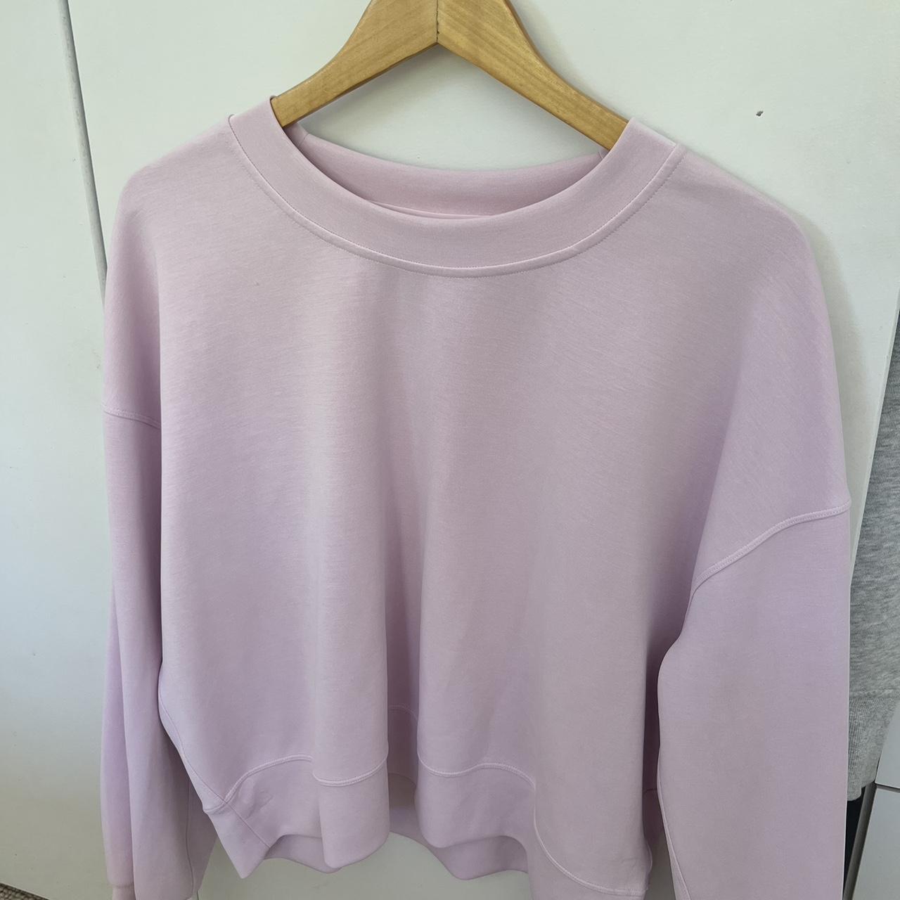 LULULEMON SOFTSTREME BABY PINK JUMPER Fits... Depop