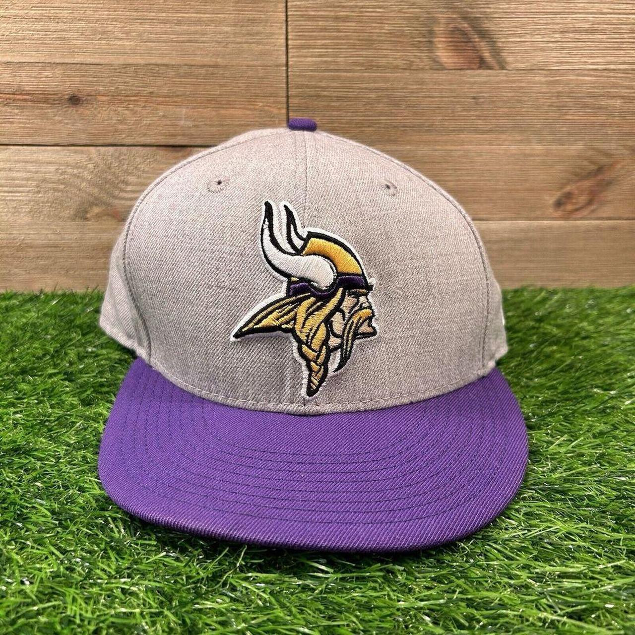 New Era Men's Hat Grey – Minnesota Vikings Hat Cap Men Snapback
