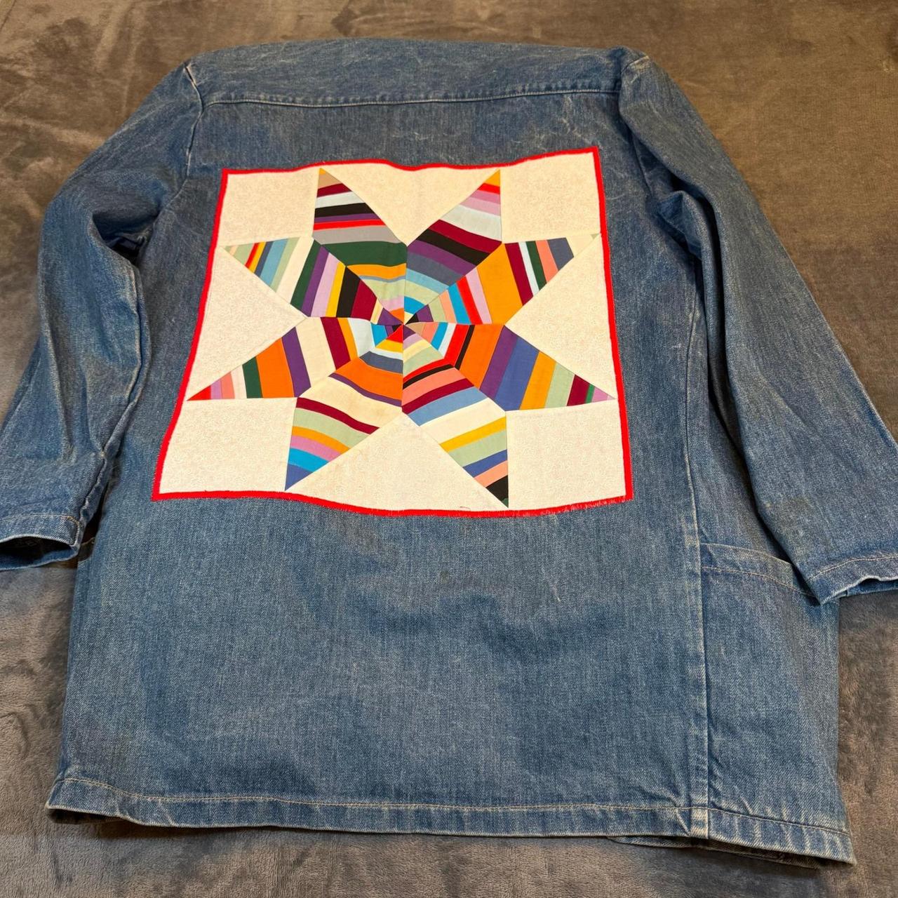 BONGO Women's Lightweight Jacket - Blue/Multi - L… - image 5