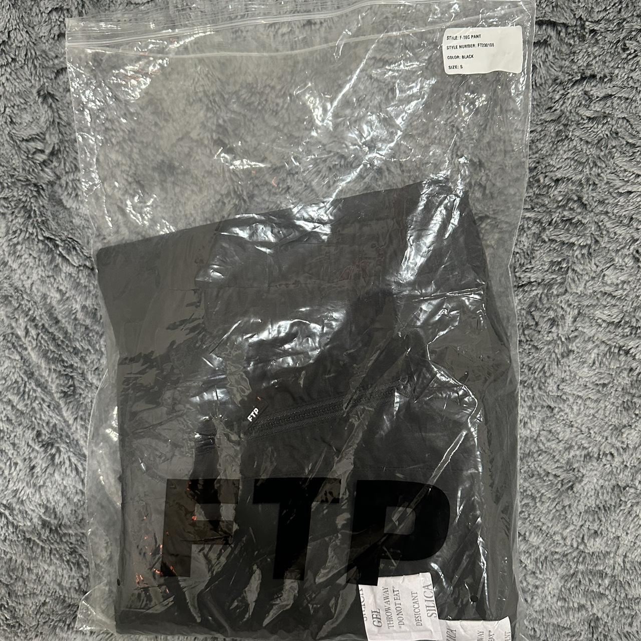 Black FTP ftec pants - Depop