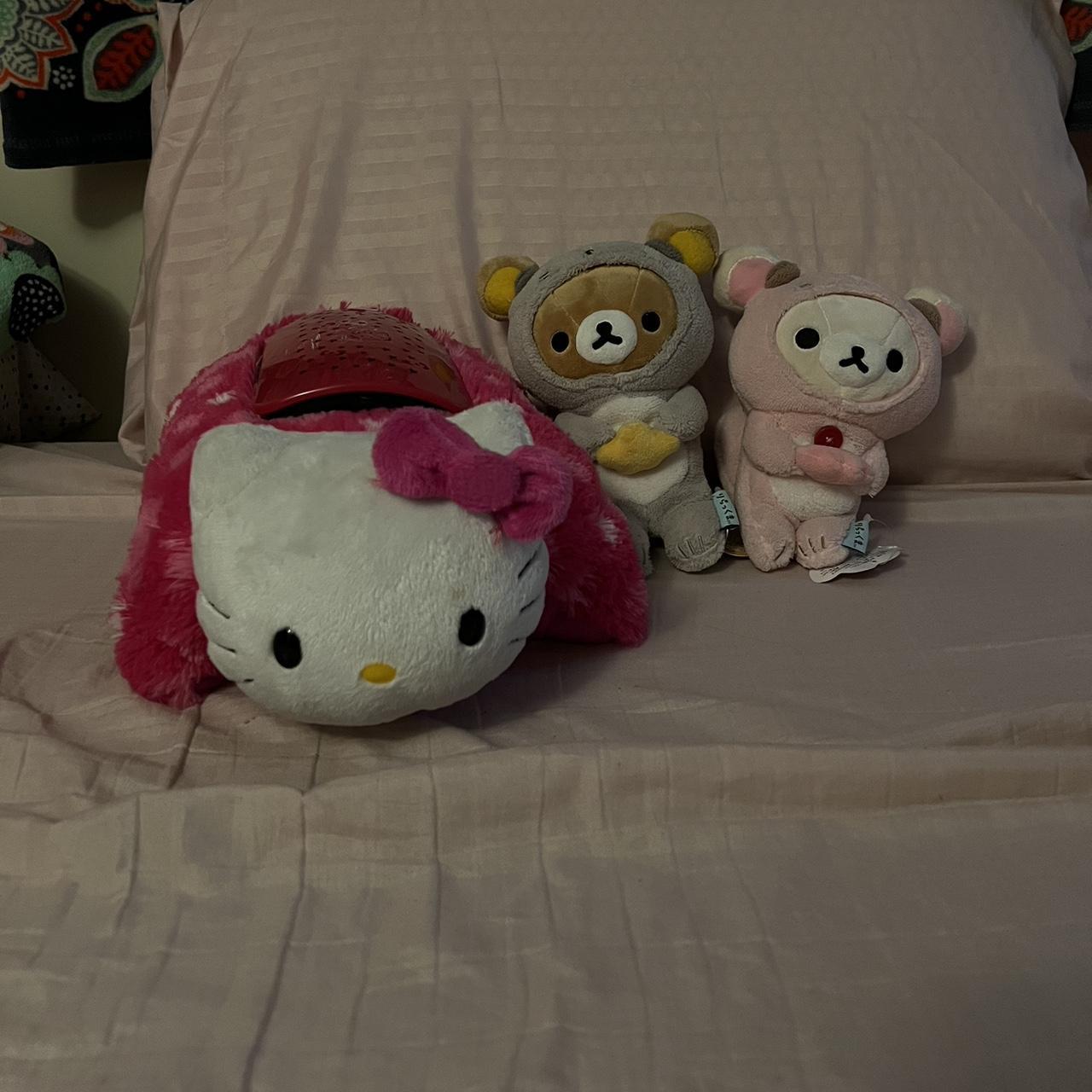 Hello Kitty pillow pet with mini Rilakumma Depop