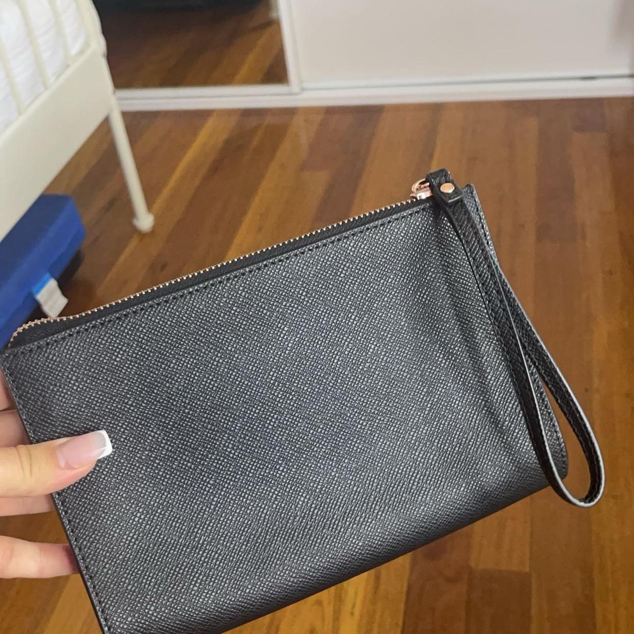MIMCO Zip clutch purse with dust bag Black Perfect... Depop