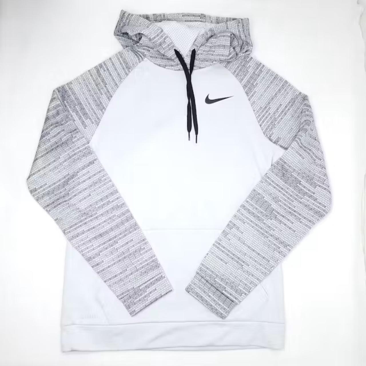 white nike training hoodies