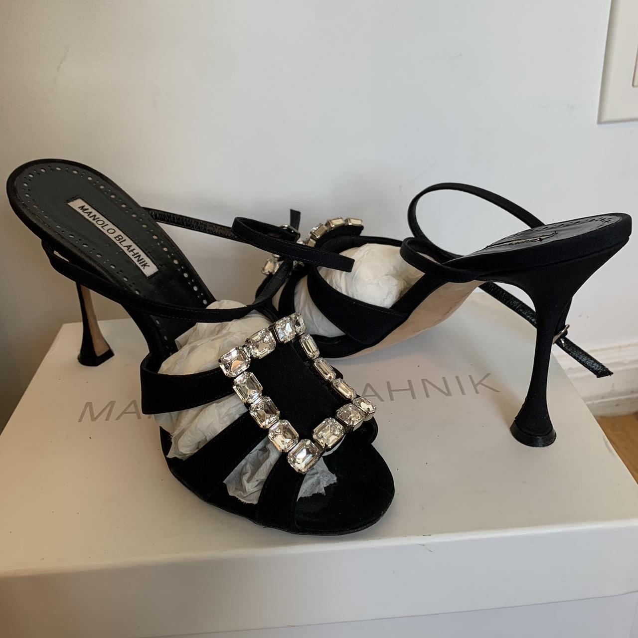 Manolo Blahnik Ticuna Embellished Sandals Worn Depop