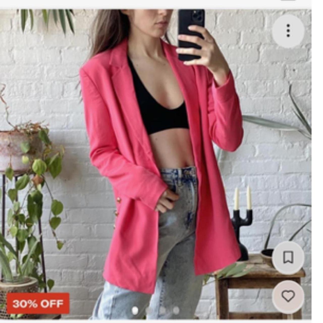 Escada pink outlet jacket