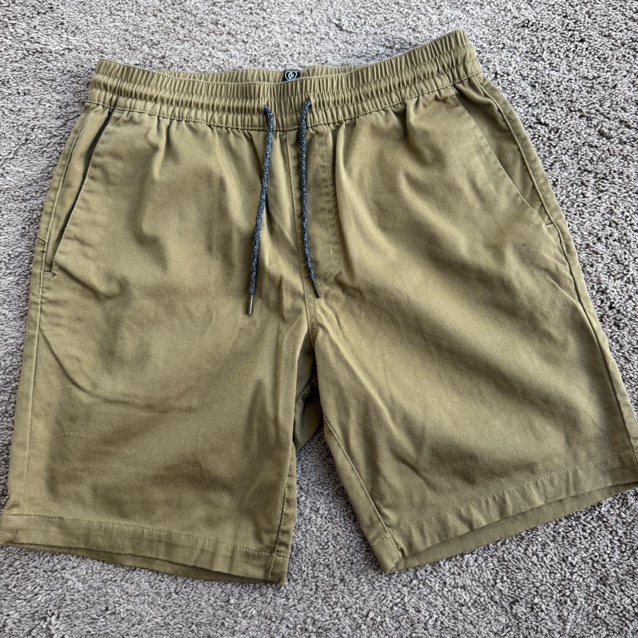 Volcom Men's Shorts - Khaki - M – Volcom khaki sh… - image 1