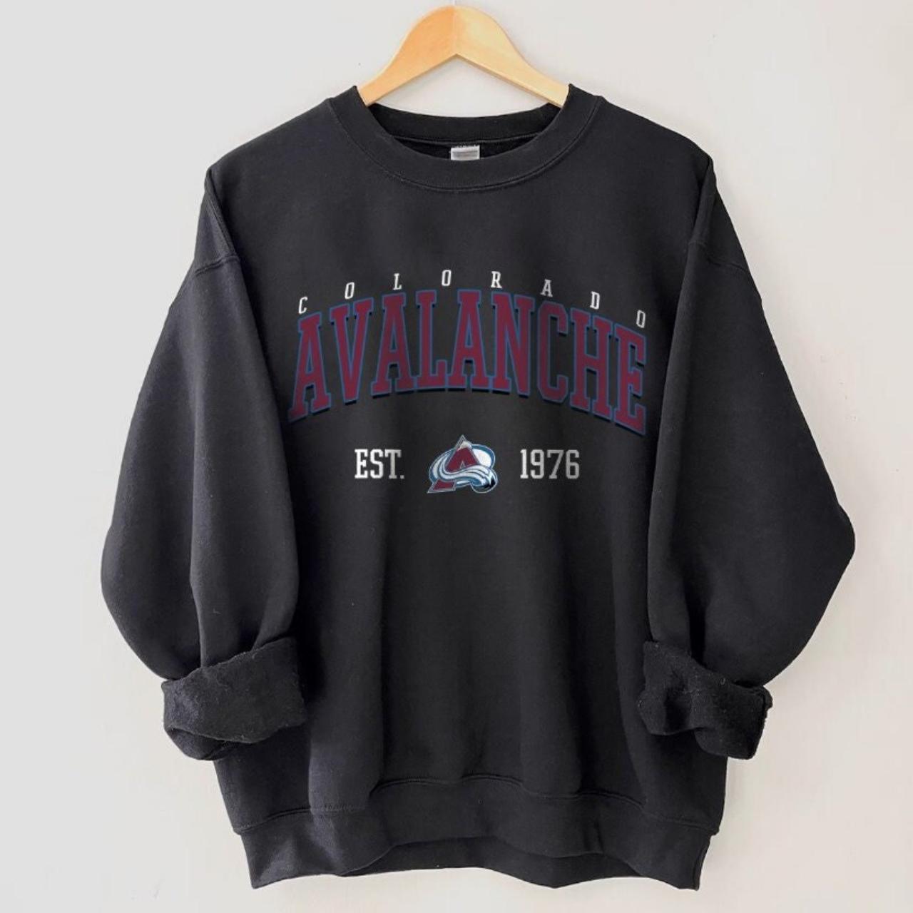 Vintage Style Colorado Avalanche Crewneck Gifts for - Depop