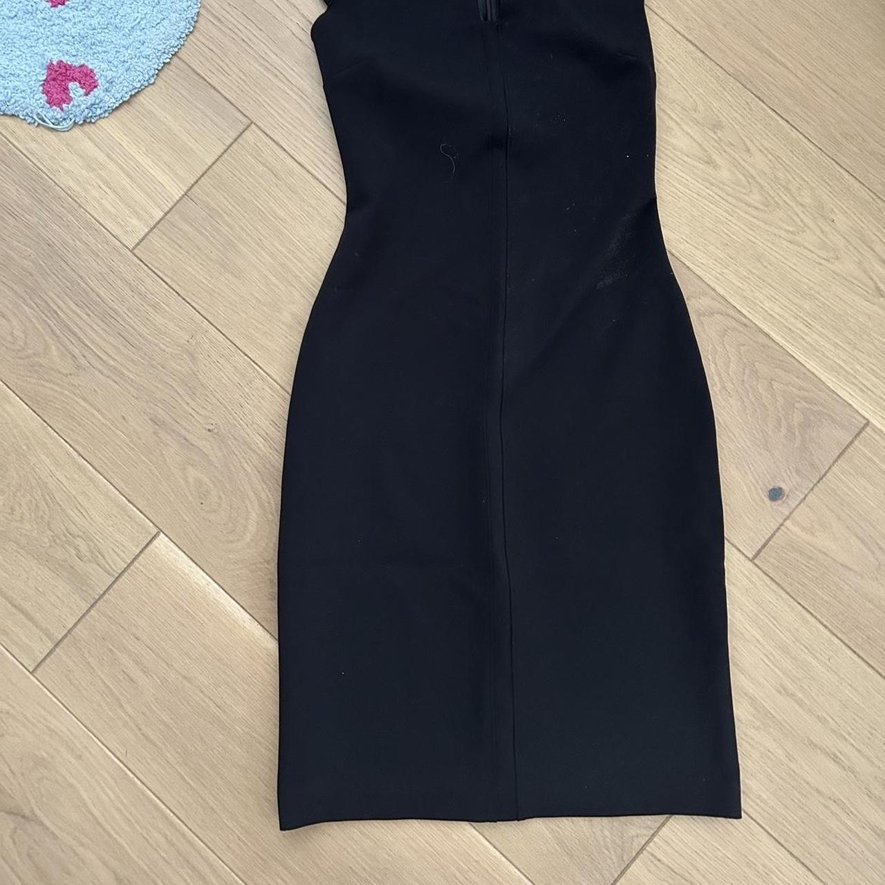 Zara black midi pencil dress perfect for... Depop