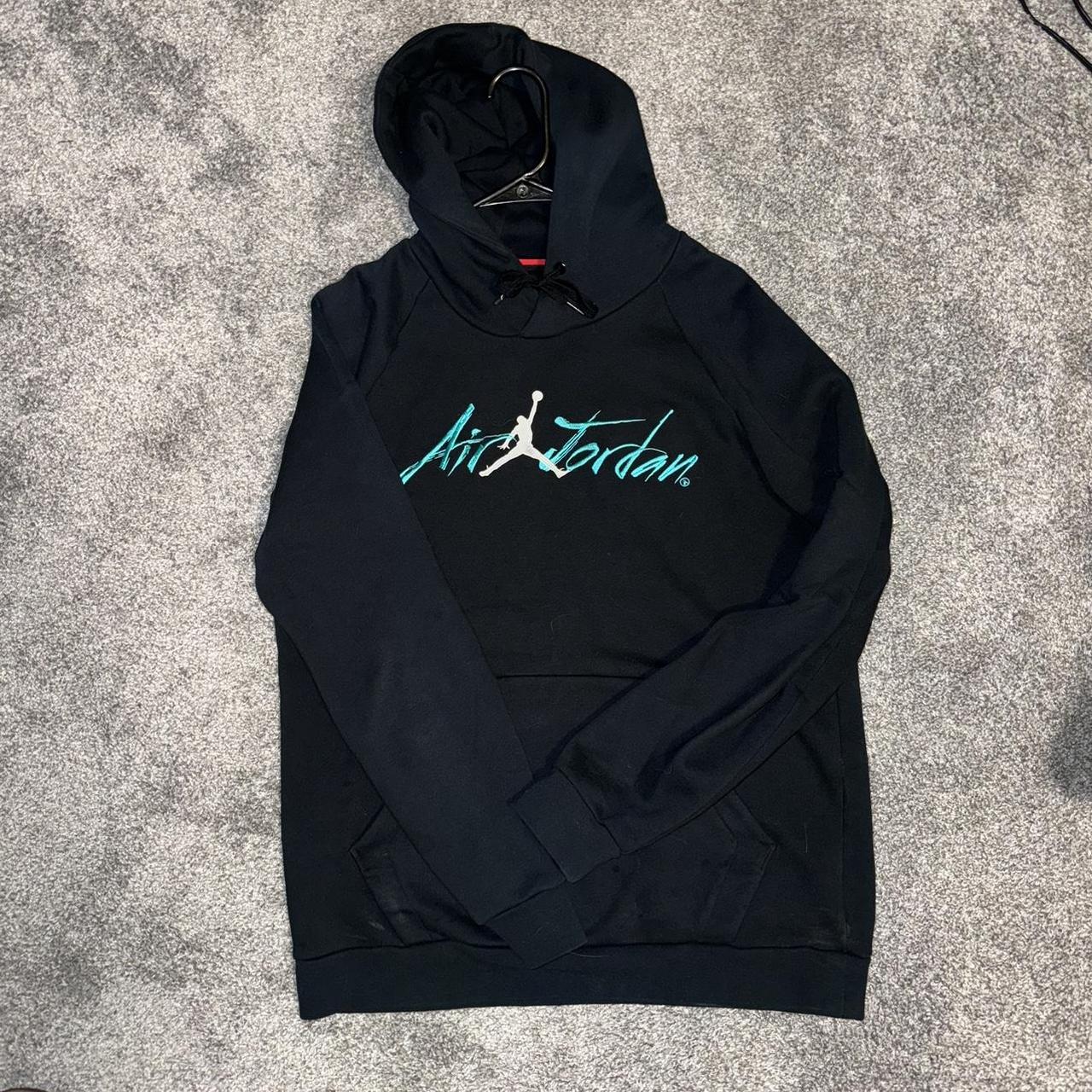 blue air jordan hoodie