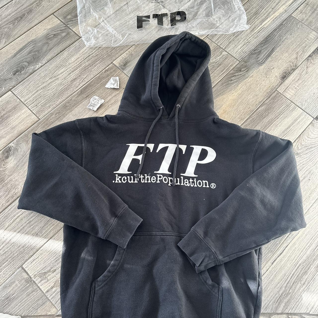 Black ftp hoodie hotsell