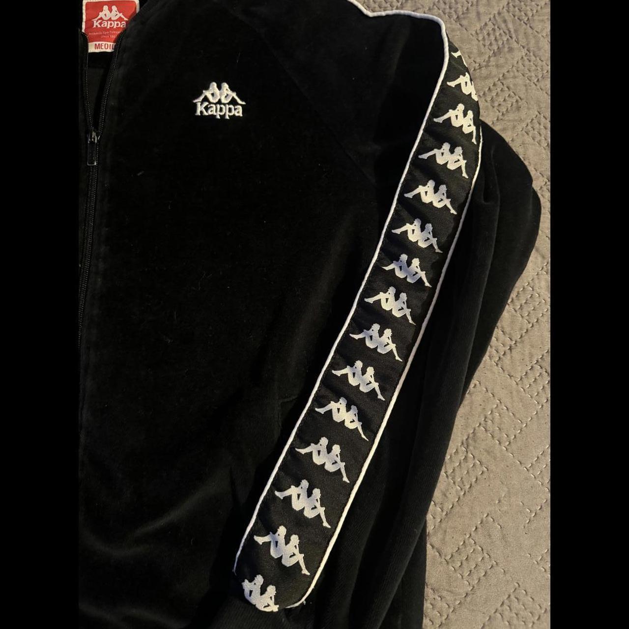 Kappa Women's Sweatshirt Black M – Kappa Velvet Track Jacket