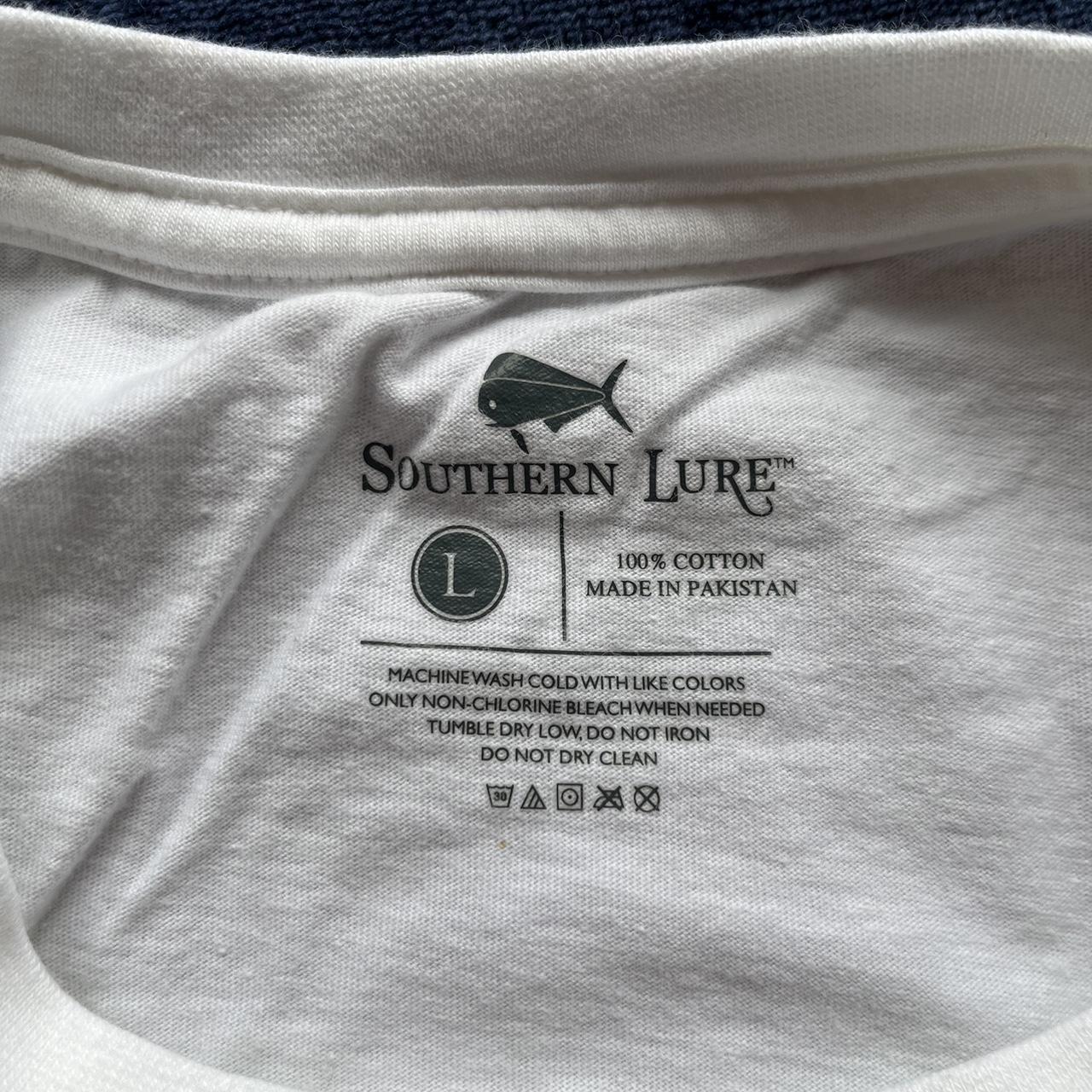 Southern Lure, Shirts, Southern Lure Mens White Tshirt Large