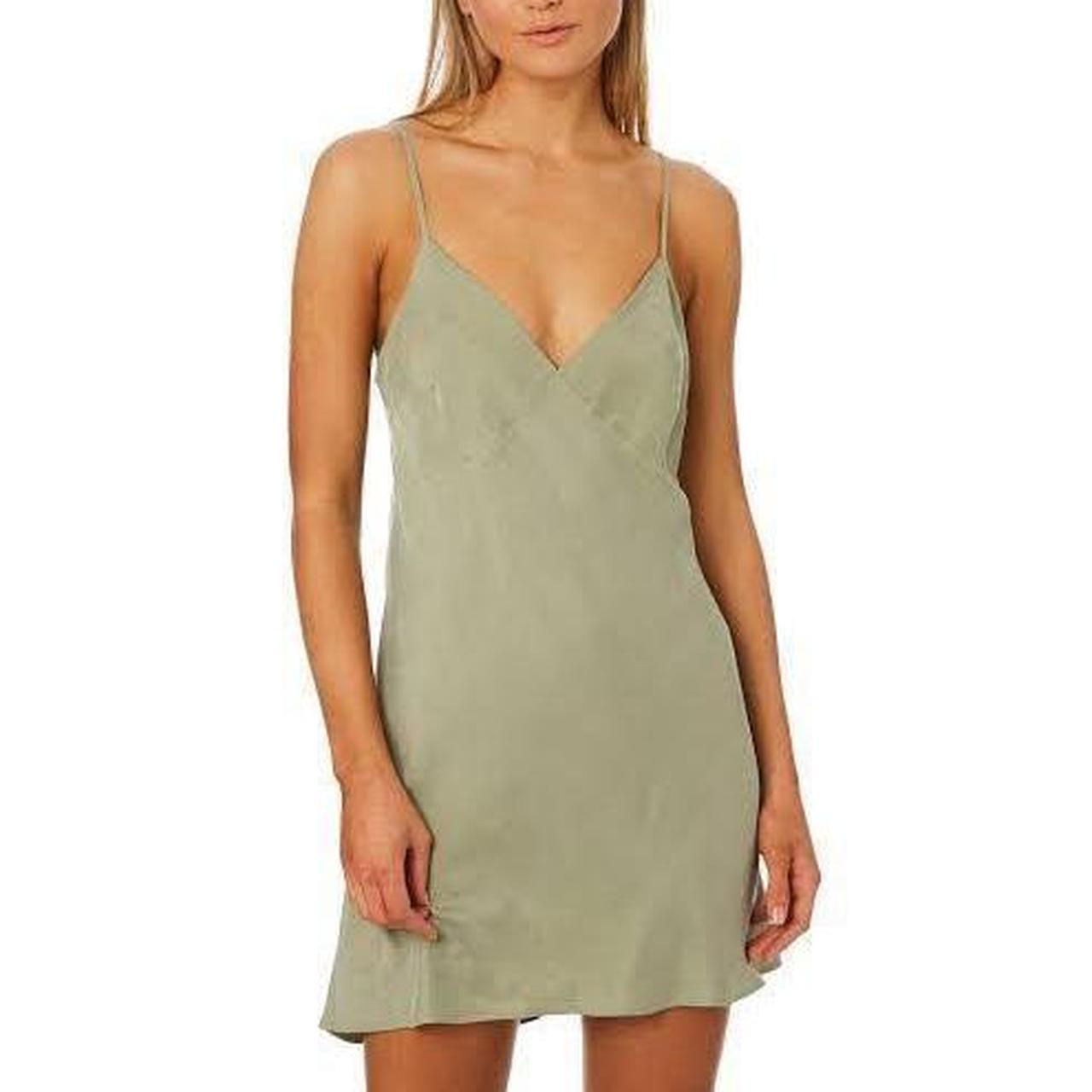 Tigerlily green mini dress Size 8 Lush green... Depop