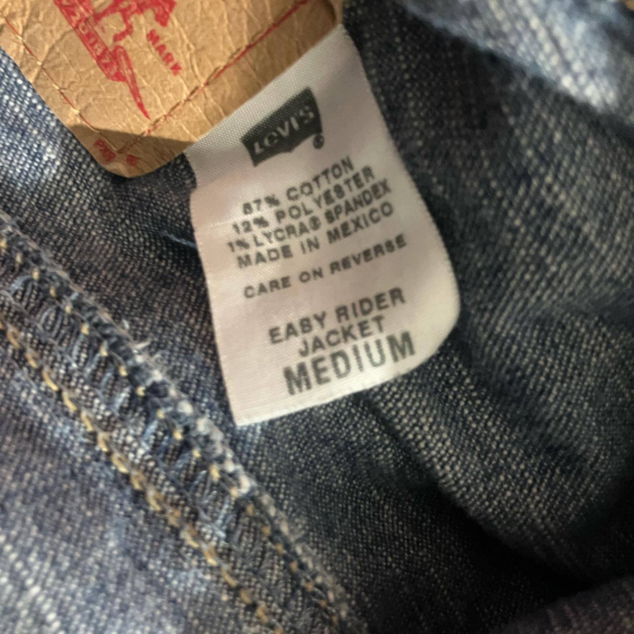 levi’s easy rider jacket medium women no stains - Depop