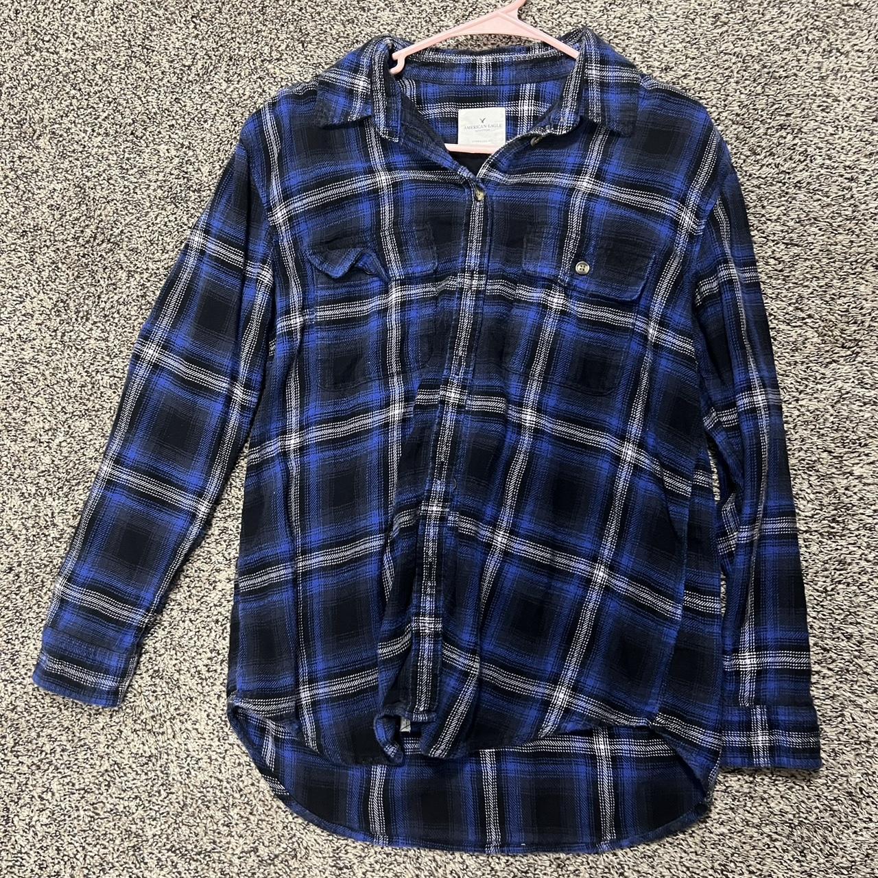 Cute And Soft American Eagle Flannel Depop 6134