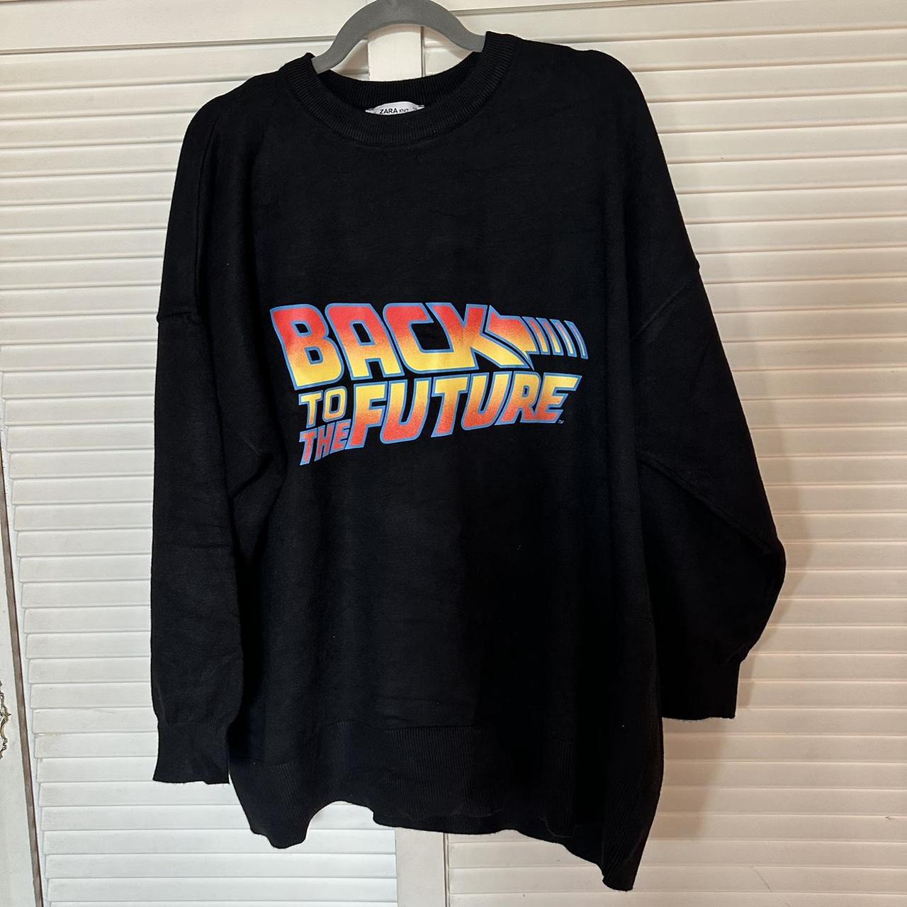 Zara Back to the Future sweater Viscose polyester. Depop