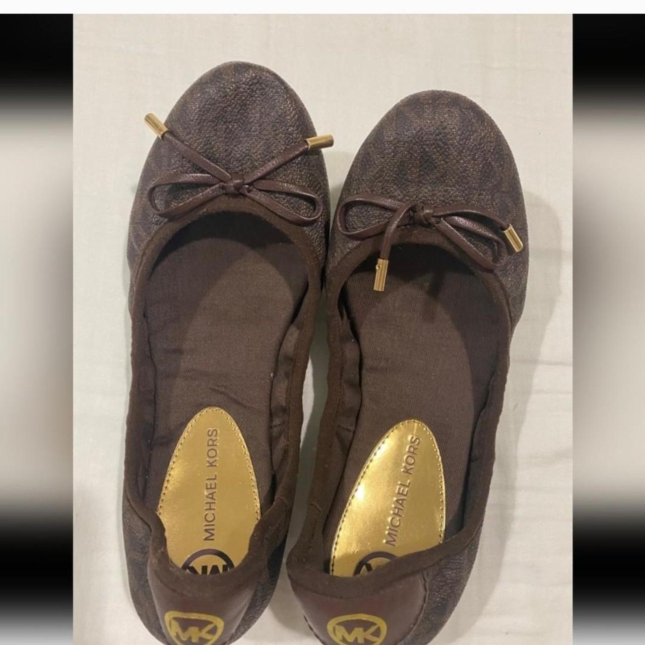 Michael Kors City ballet brown flats Feel free to