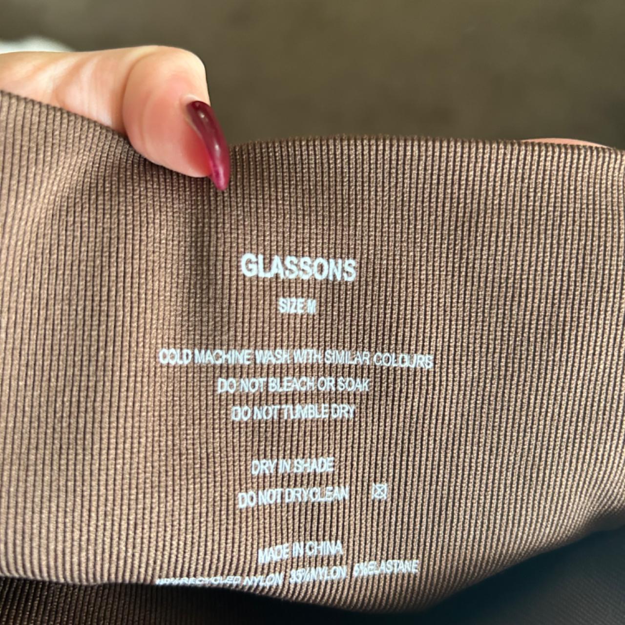 brown glassons activewear set 🤎🤎🤎 Sports bra and... Depop