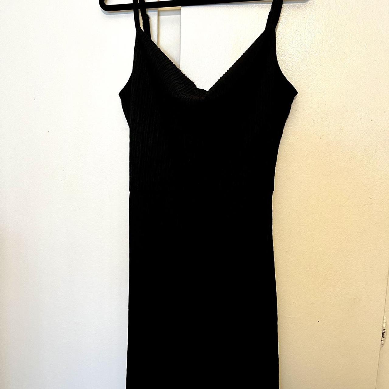 Rebdolls simple cowl neck black dress. Adjustable... - Depop