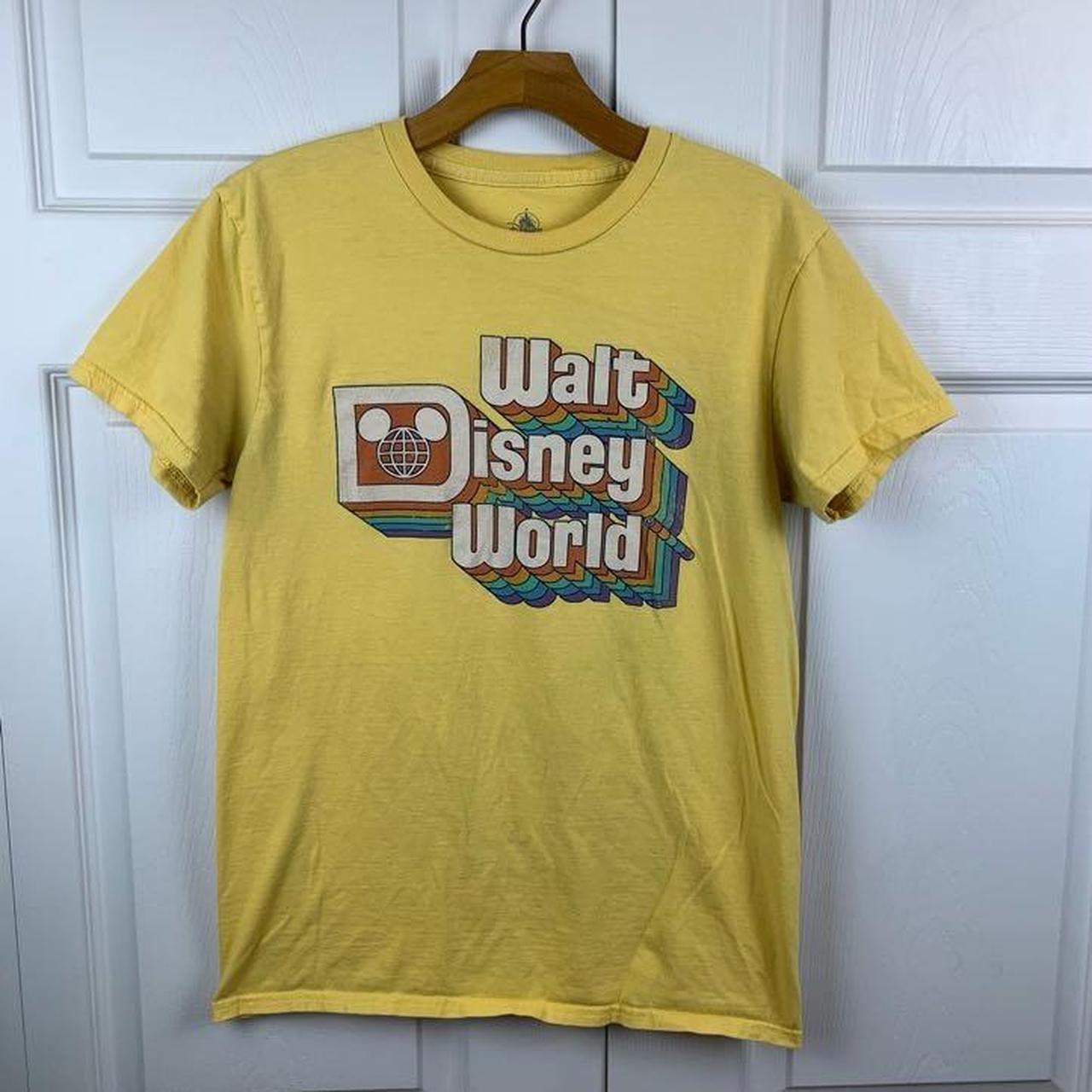 yellow walt disney world shirt