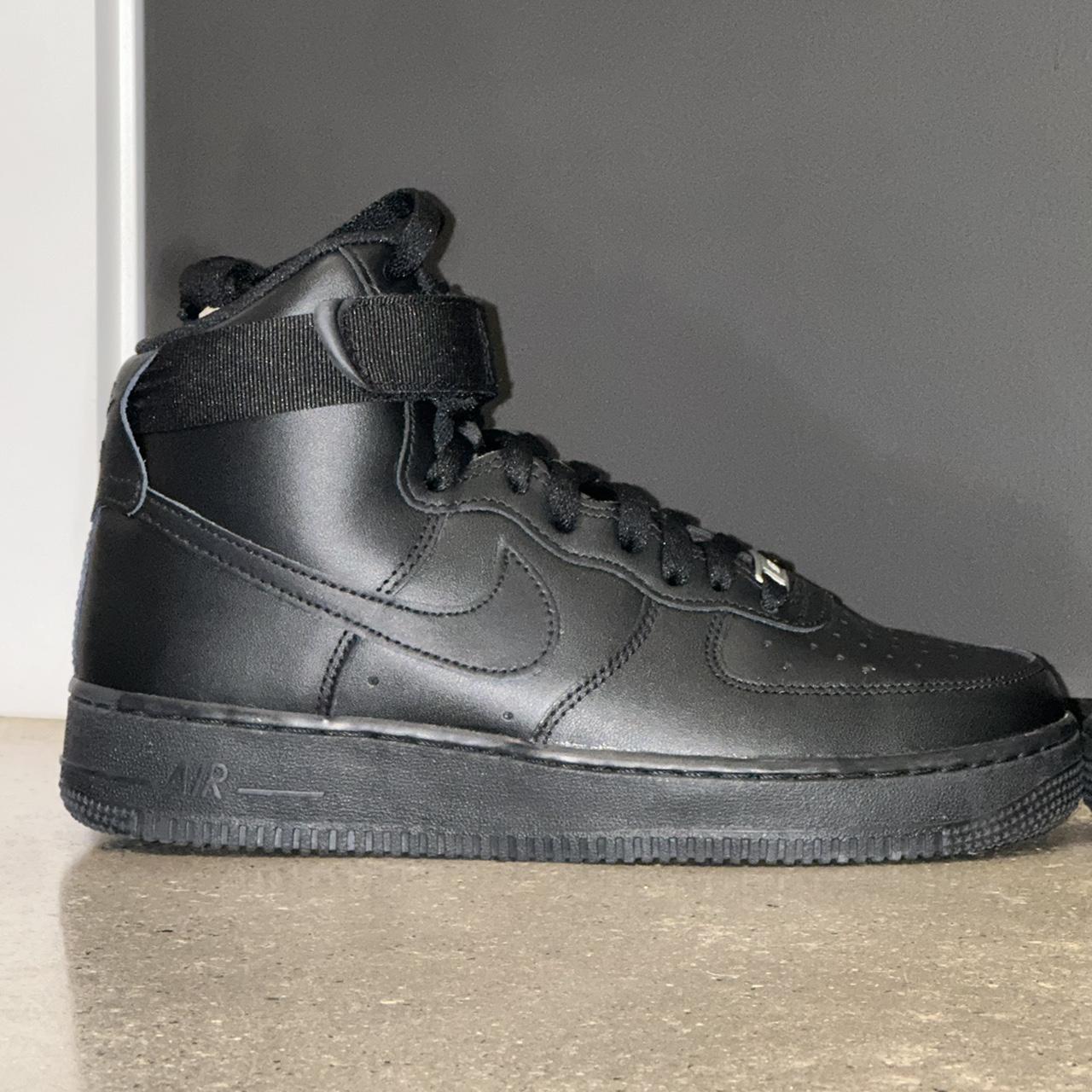 Untouched Black nike af1 high ‘07. - Depop