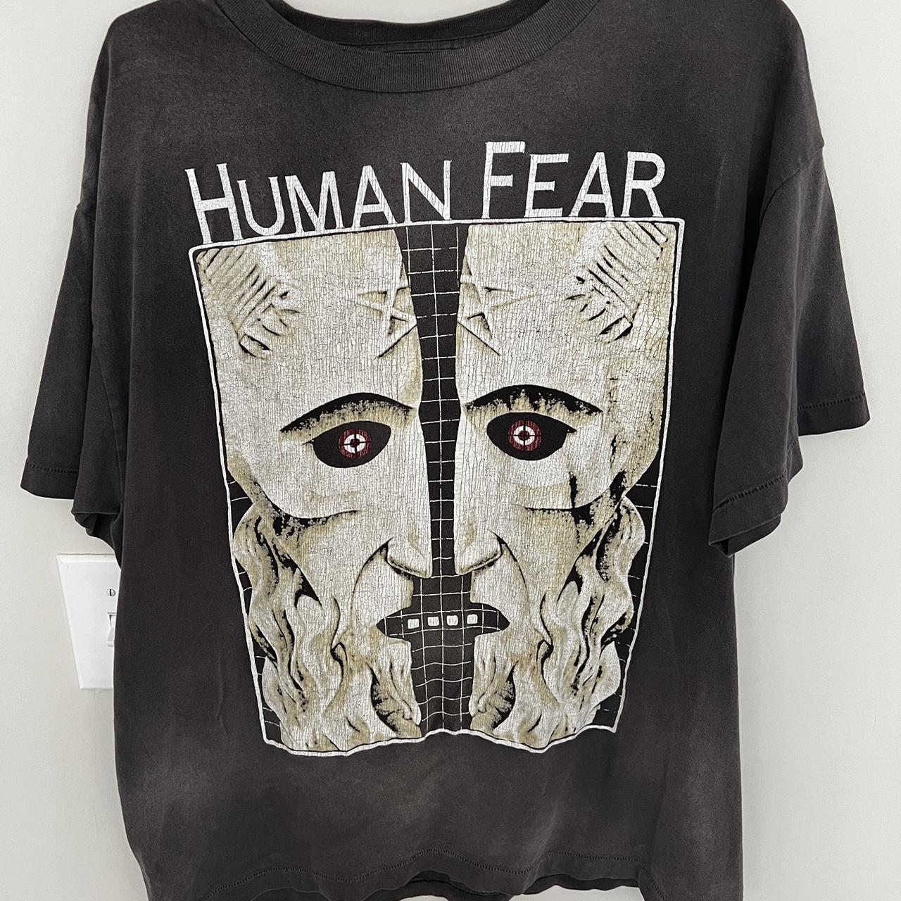 saint michael HUMAN FEAR Tシャツ セントマイケル A16ah-m81128133616 ファッション