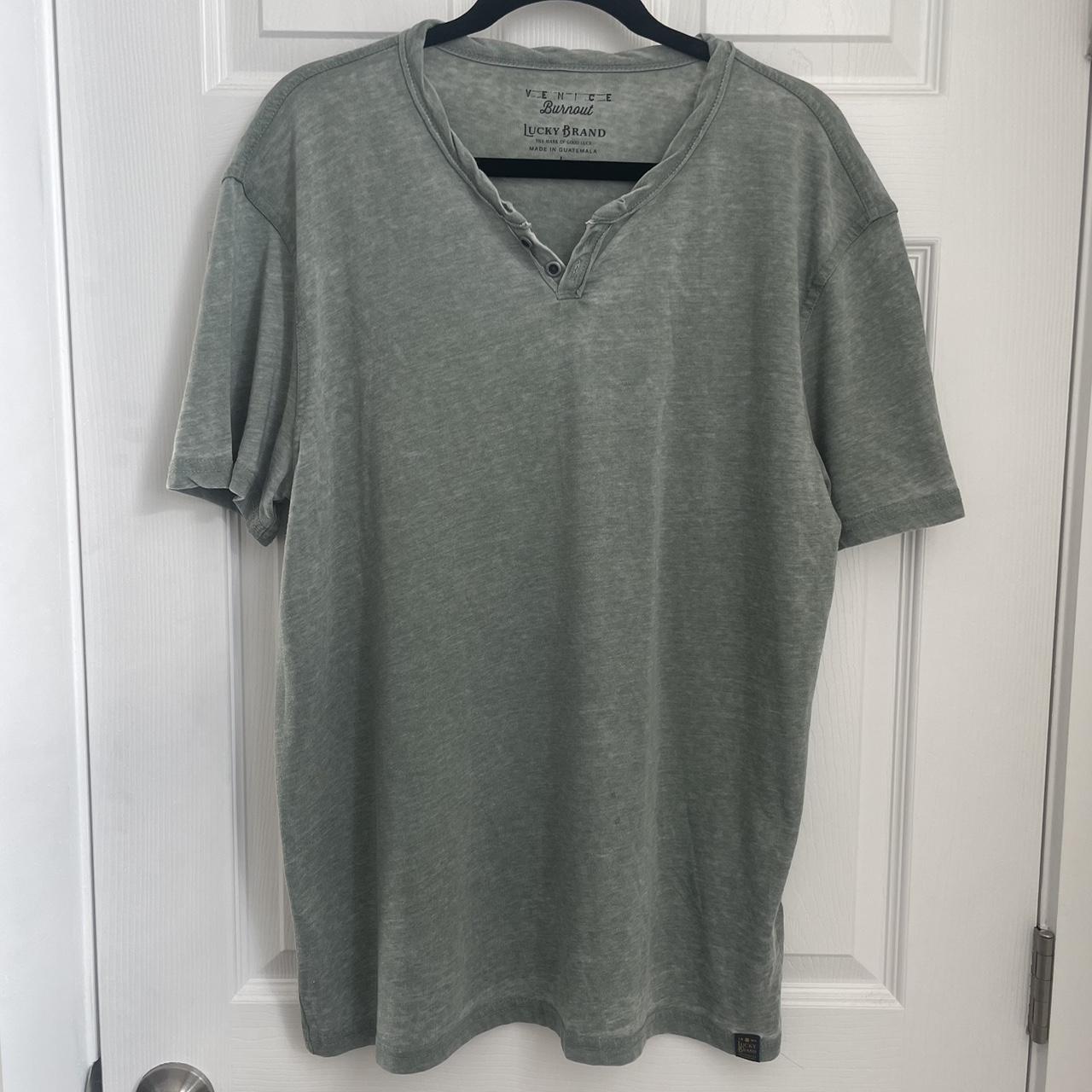 Light green THE LUCKY BRAND shirt - Depop