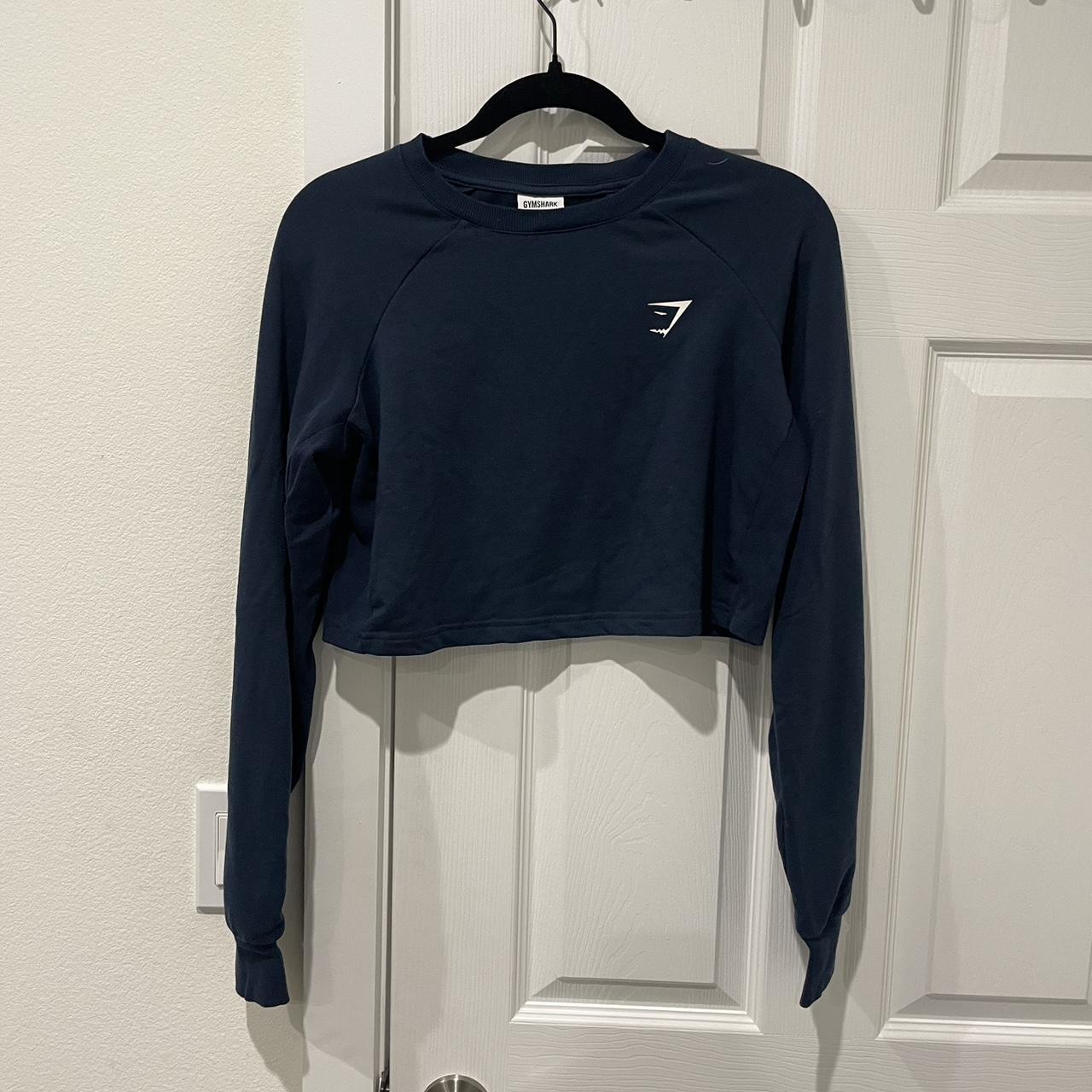 Cropped gymshark sweatshirt - Depop