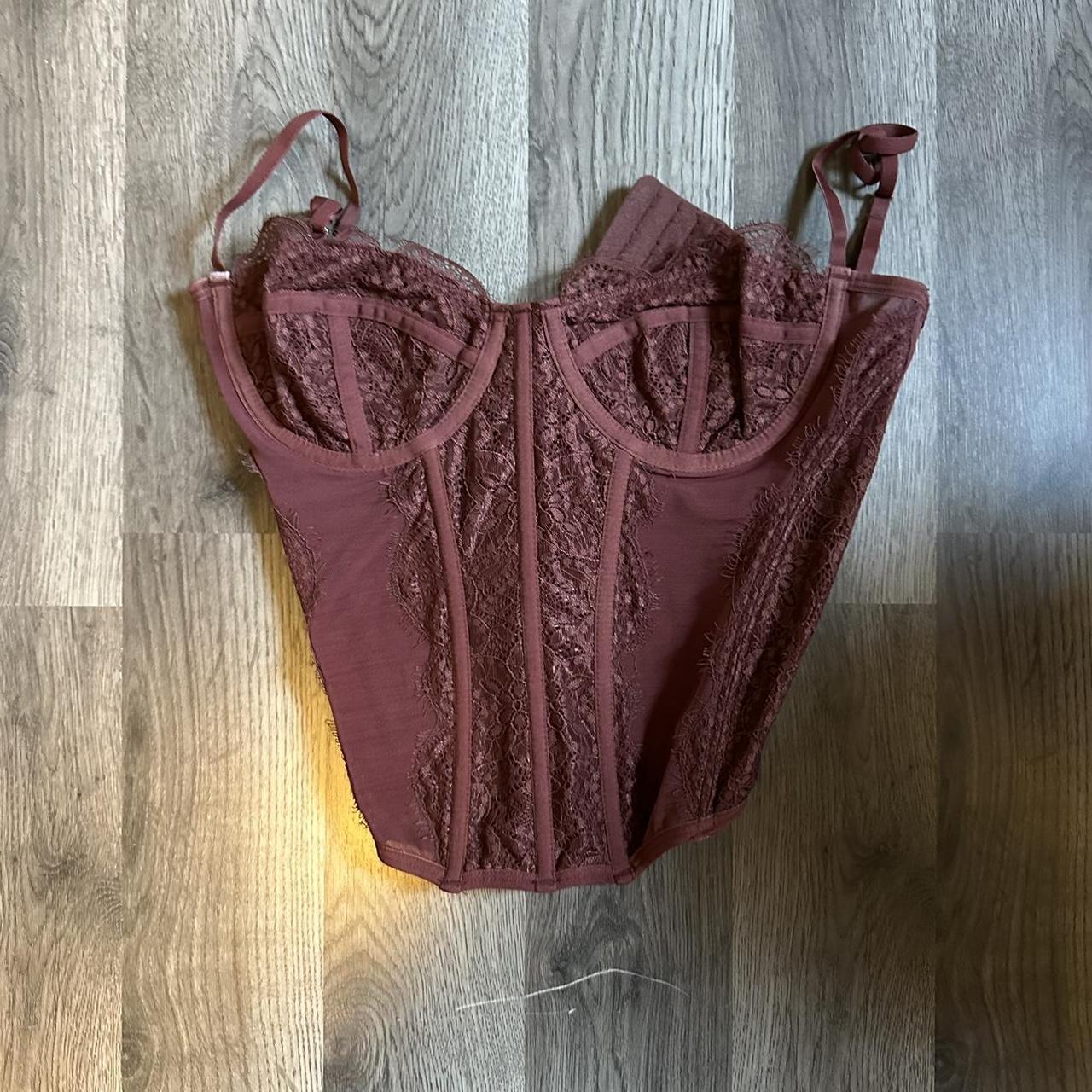 Brown cheapest Modern Love Corset