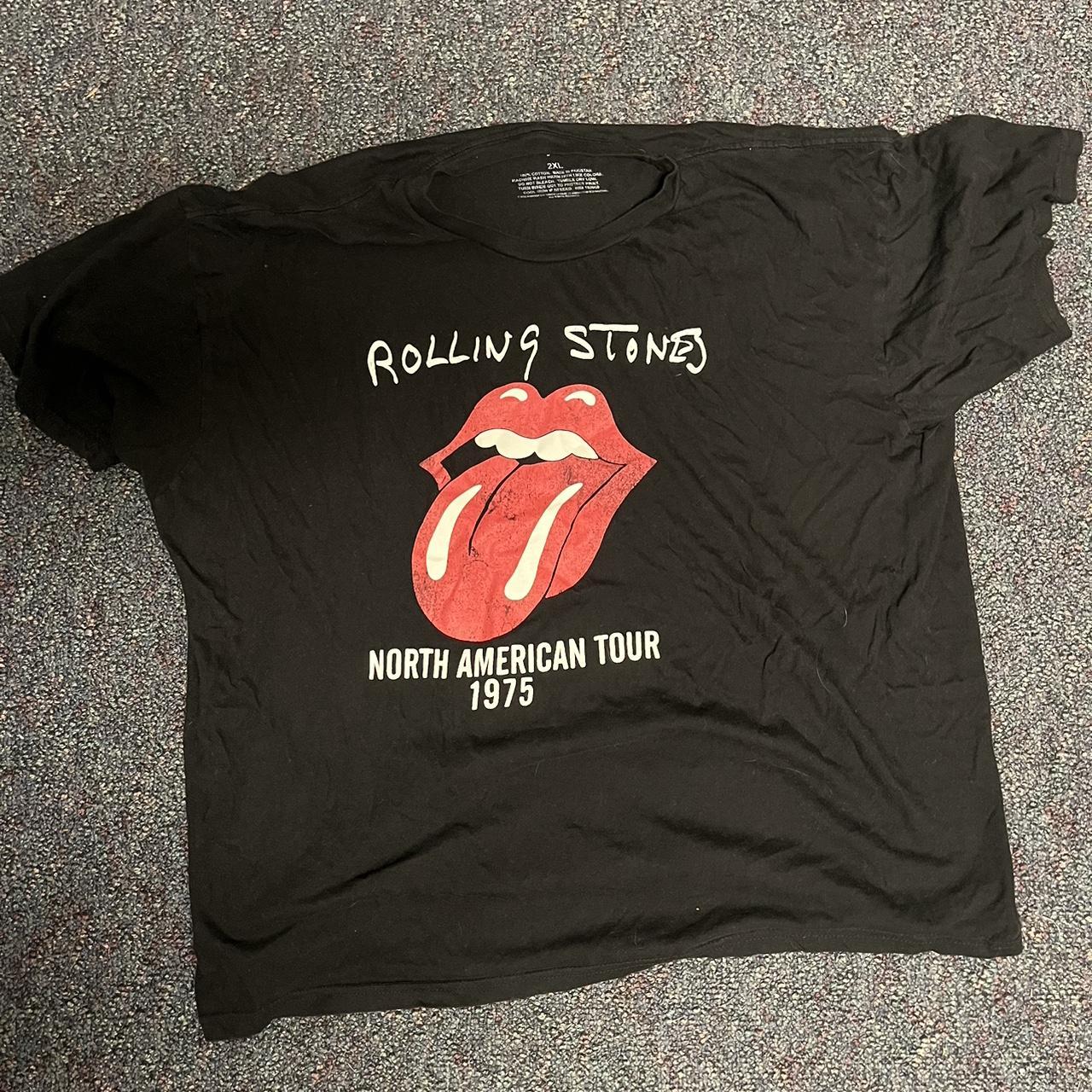 Rolling stones North America Tour 1975 2xl - Depop