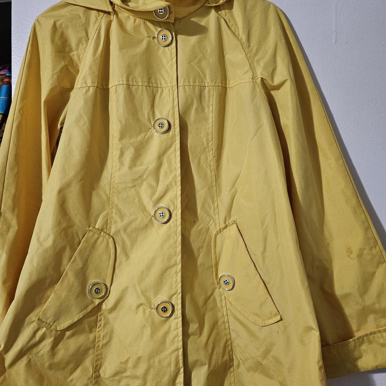 Yellow White Stag Since 1931 Raincoat Depop