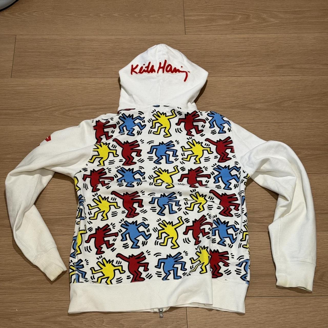 Bape x keith haring hoodie hotsell