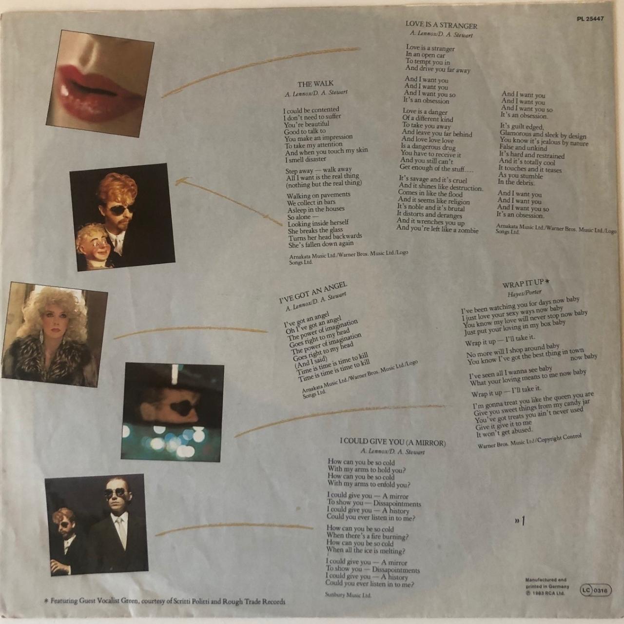 Eurythmics – Sweet Dreams Are Made Of This Vinyl LP - Depop