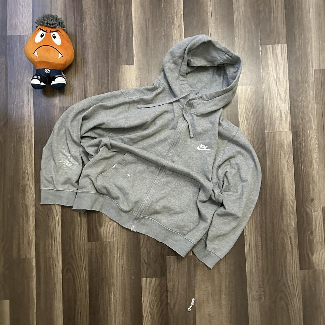 Nike Boxy Zip Up Essential Y2K Depop