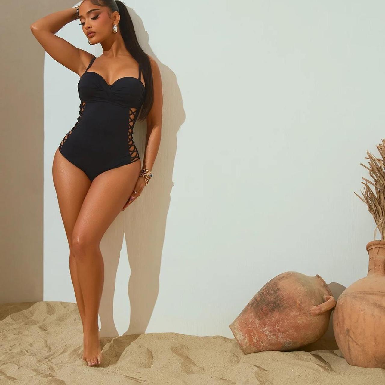 Fashion Nova Teresa Molded Cup Piece Swimsuit