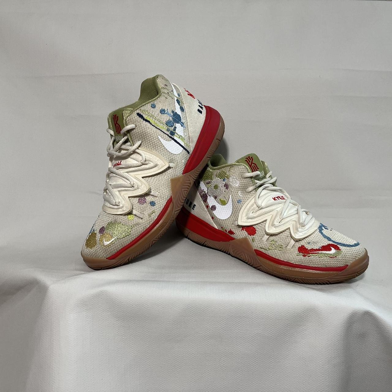 Nike Bandulu x Kyrie 5 Embroidered Splatter Street. Depop