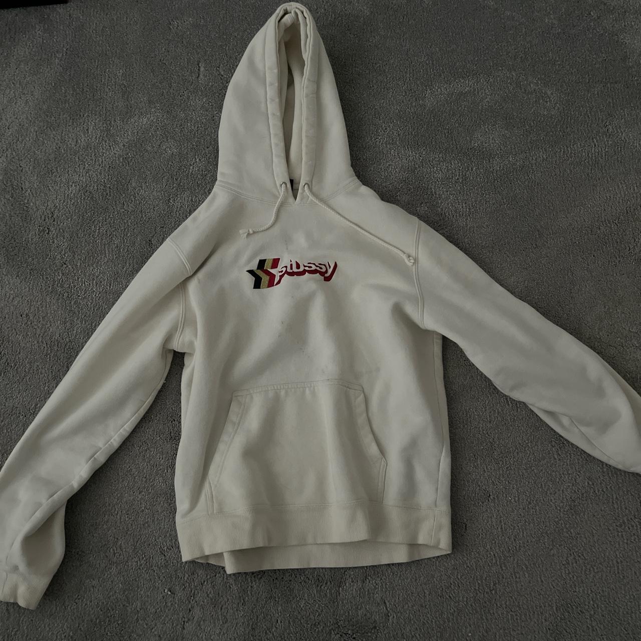 Stussy 3 star applique 2025 hoodie