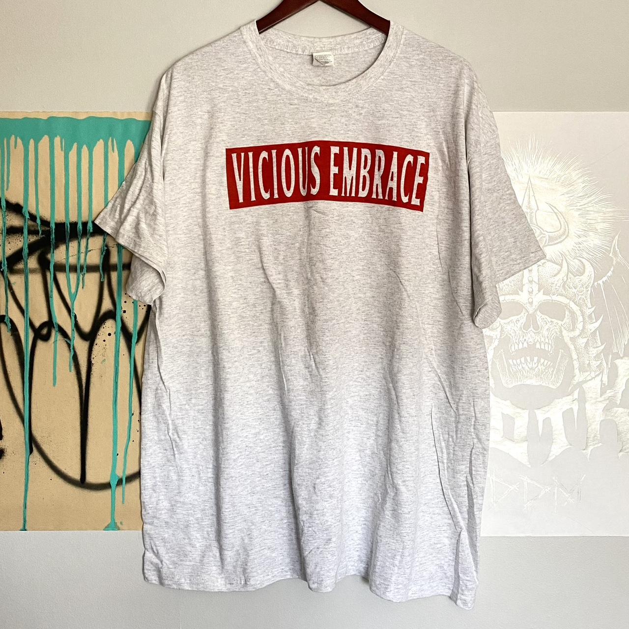 Vicious Embrace box logo tee, XXL available, Printed...