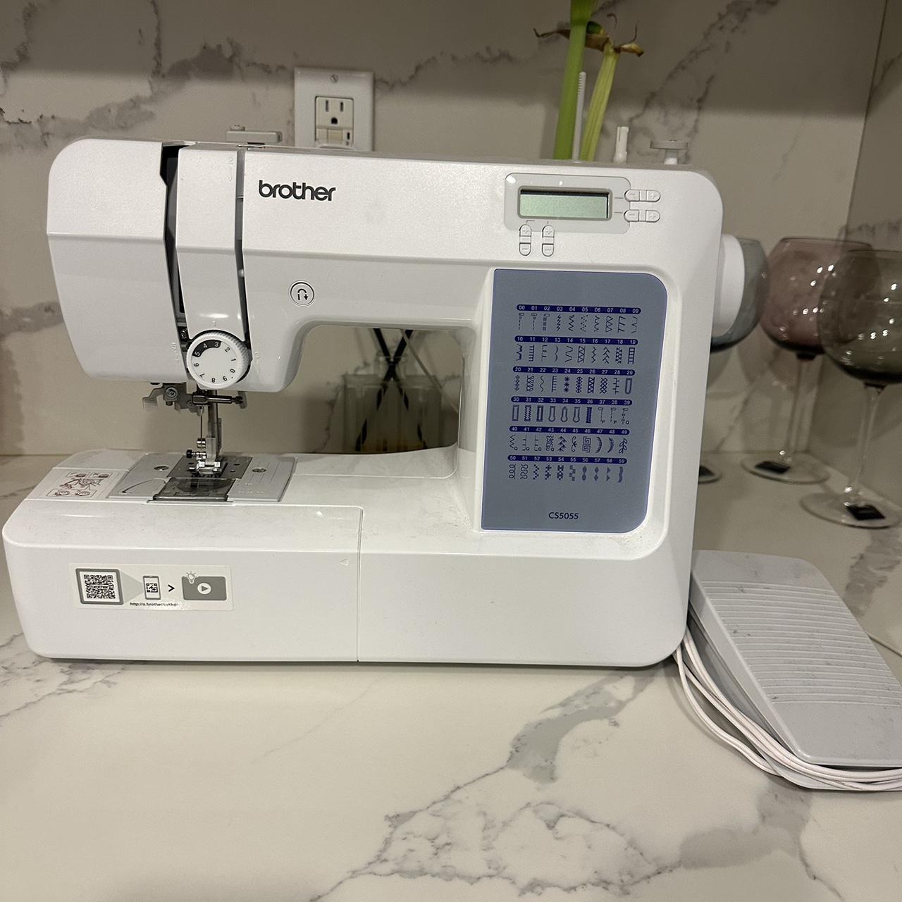 Brother cp2160f multi-blue floral computerized sewing machine
